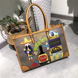 Chh Chrome Heart Leather Bag Embroidery Embroidery Bag Shoulder Bag Crossbody Bag