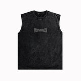 Purple Brand Distressed Tank T Shirts Distressed Sleeveless T-shirt Vest