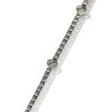 Bracelet Copper Zircon Diamond Clover Tennis Chain Light Luxury Spectrum St. Valentine's