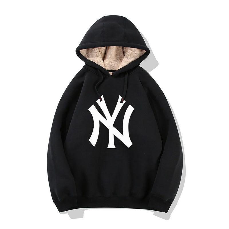 Braves Baseball Jacket Thickened Fleece Cashmere