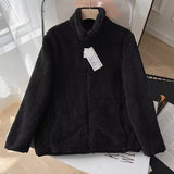 Women Hoodie Polar Fleece Solid Color Leisure Warm