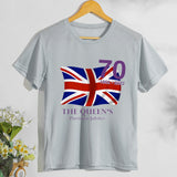 Inspired by Queen's Platinum Jubilee 2022 Elizabeth 70 Years T-shirt British T-shirt plus Size Short Sleeve Summer