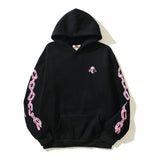 HS Hoodie Skull Print Loose