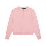 Ralph Lauren Knitted sweaters RL Crew Neck Embroidered Logo Knitted Cardigan Long Sleeves