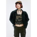 Unisex Pu Jacket Punk Hot Girl PU Leather Jacket