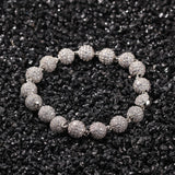 Bracelet Hip Hop Bracelet Microencrusted Zircon Beads Spectrum St. Valentine's