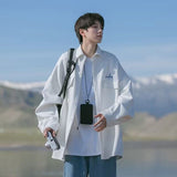 Men Shirts Loose Casual Jacket