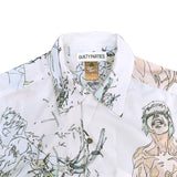 GUILTYPARTIES TIGER Shirts Ghost in the Shell joint print, short-sleeved shirt