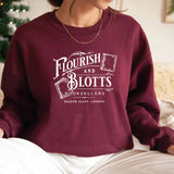 Wizard Book Shop Crewneck Sweatshirt Book Nerd Hoodie