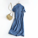 Women Dresses Denim Temperament Dress Summer plus Size