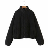 Women Cotton Coat Casual Fashion Jacket