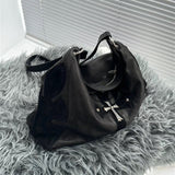 Chh Chrome Heart Leather Bag