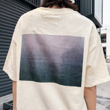 Fog Fear of God Essentials T Shirt Double Line California Limited Wind Loose Couple Short Sleeve