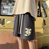 Men Beach Shorts Summer Sports Retro Loose Casual