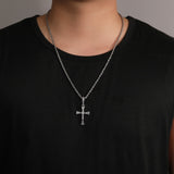 Jewelry T Square Zircon Vintage Cross Pendant Copper Trend Egypt Pieces Crosses St. Valentine's