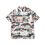Short Sleeve Shirt Hawaii Printed Shirt Leisure Versatile Holiday