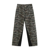 Women Jeans Camouflage Jeans Loose Casual