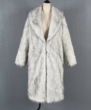 Women Fur Jacket Long Plush Warm Jacket