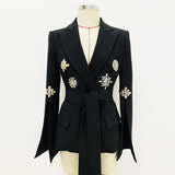 Women Haute Couture Skirt Ladies Fashion Beads Rhinestones