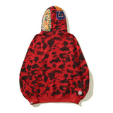 Ape Hoodie Camouflage Alphabet Double Hat Sweater Autumn Winter