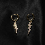 Earrings Rhinestone 'Lightning' Earrings lightning Spectrum