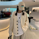 Women Knitted Cardigan Loose Knitted Cardigan Sweater