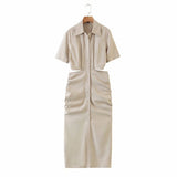 Women Dresses Pleated Dress