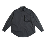 Men Long Sleeved T Shirt Men's Long Sleeve Spring and Autumn Loose Casual Design Outer Wear Shirt Coat