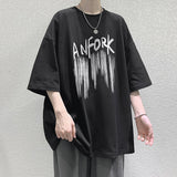 Men T Shirt Summer Loose Leisure All-Matching