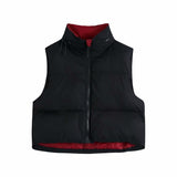 Women Cotton Coat Lightweight down Vest Winter