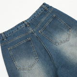 Men Jeans Loose Hole Leisure