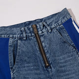 Men Jeans Side Stripes Stitching