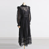 Bohemian Dress Straps Tulle Hollow Dress