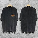 Purple Brand Distressed T Shirts Short Sleeve