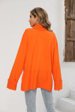 Women Work Business Casual Sweaters Sweater Split Turtleneck Sweater
