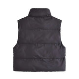 Women Cotton Coat Cotton Vest Short Loose Fashion