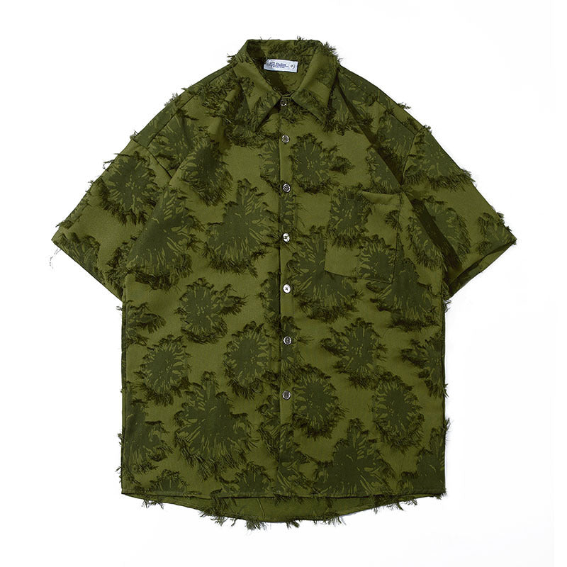 Short Sleeve Shirt Loose Summer Cardigan