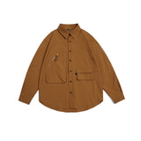 Unisex Shirt Vintage Baggy Coat