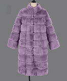 Women Fur Jacket Fashion Plush Long Coat