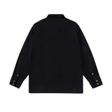 Men Long Sleeve T Shirt Solid Color Long Sleeve Men's Ins Fashion Brand Street Loose Half-Sleeve Top