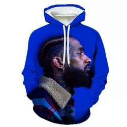 Nipsey Hussle Hoodie 3D Printing plus Size Sweater (Part 3)