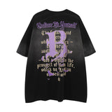 Men T-Shirt Gradient Oversize