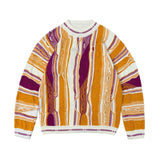 Kapital Sweater Kapital Vintage Hida and Macro Wind Pattern Three-Dimensional Wave Contrast Color Ethnic Style Sweater