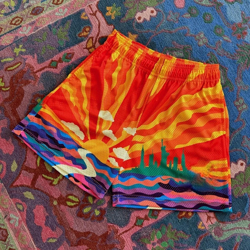 Eric Emanuel EE Shorts EE Shorts American Casual Sports Breathable Loose