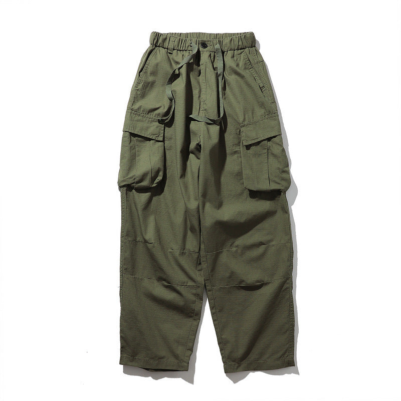 Cargo Pants Retro Large Pocket Loose Casual