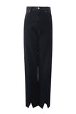 Women Jeans Slim Fit Slimming Retro Versatile Burr