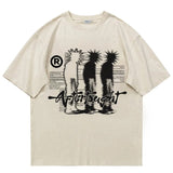Setwear Men Tshirt Cotton Oversized Graphic Print T shirt