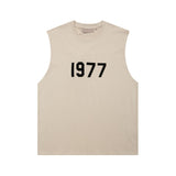 Fog Essentials tank spring FOG letter crew neck vest