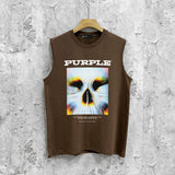 Purple Brand Tank T Shirts Sleeveless T-shirt Vest