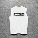 Purple Brand Tank T Shirts Sleeveless T-shirt Vest